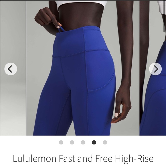 NWT fast and free high rise tight 23" psychic size 0 lululemon - Picture 12 of 14